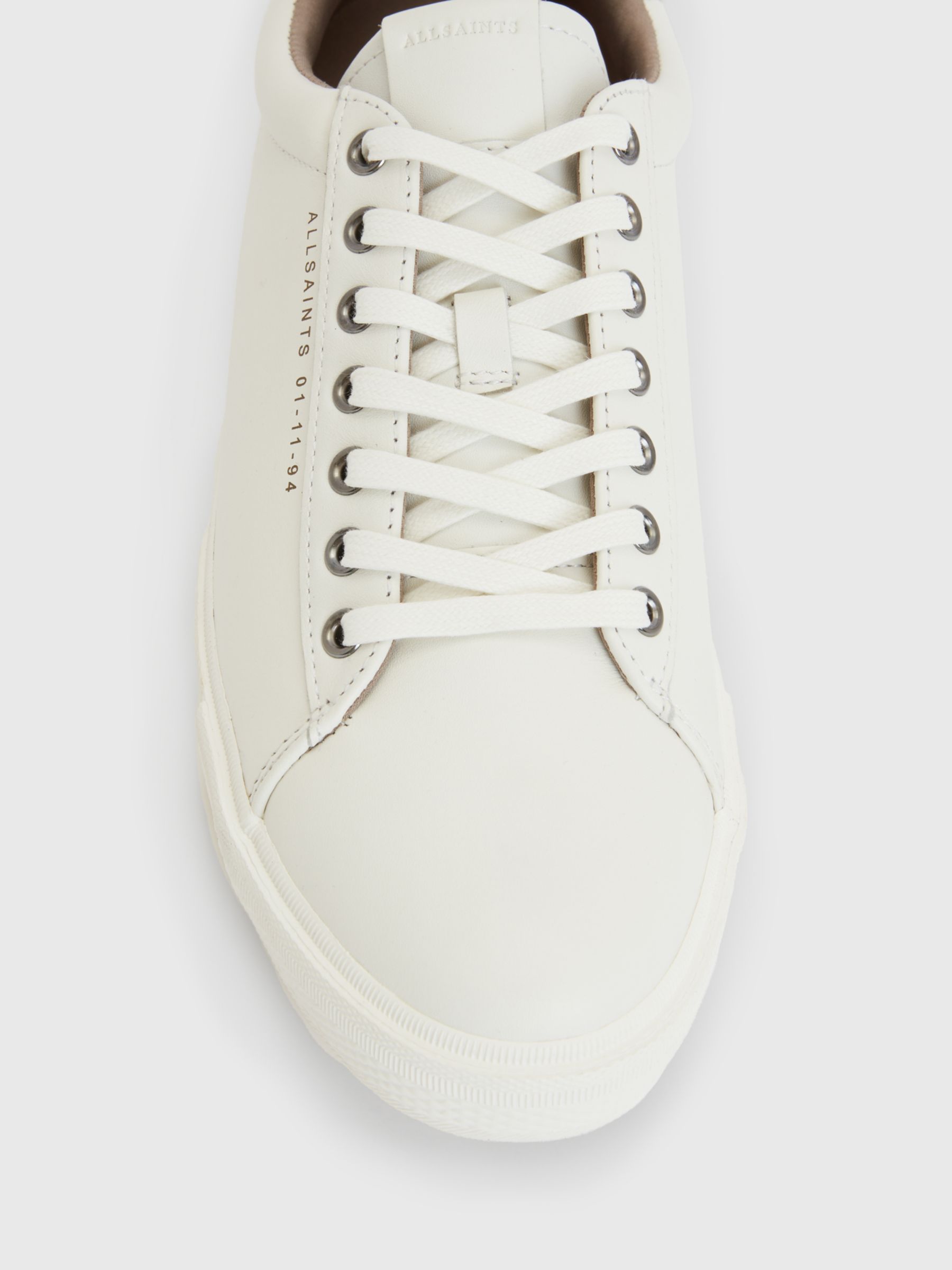 Buy AllSaints Brody Leather Low Top Trainers Online at johnlewis.com