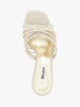 Dune Marquee Stiletto Heel Sandals, Gold