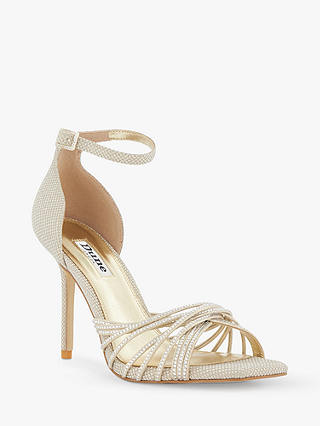 Dune Malorie Heeled Sandals, Gold