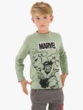 Angel & Rocket Kids' Marvel Long Sleeve T-Shirt, Green