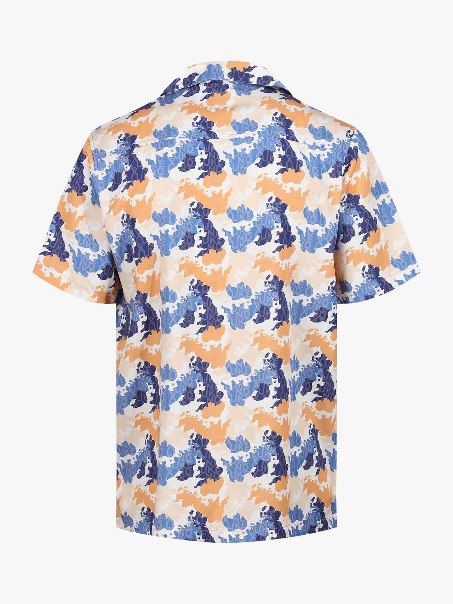 LUKE 1977 Mamba Camouflage Print Shirt, Apricot/Multi, S