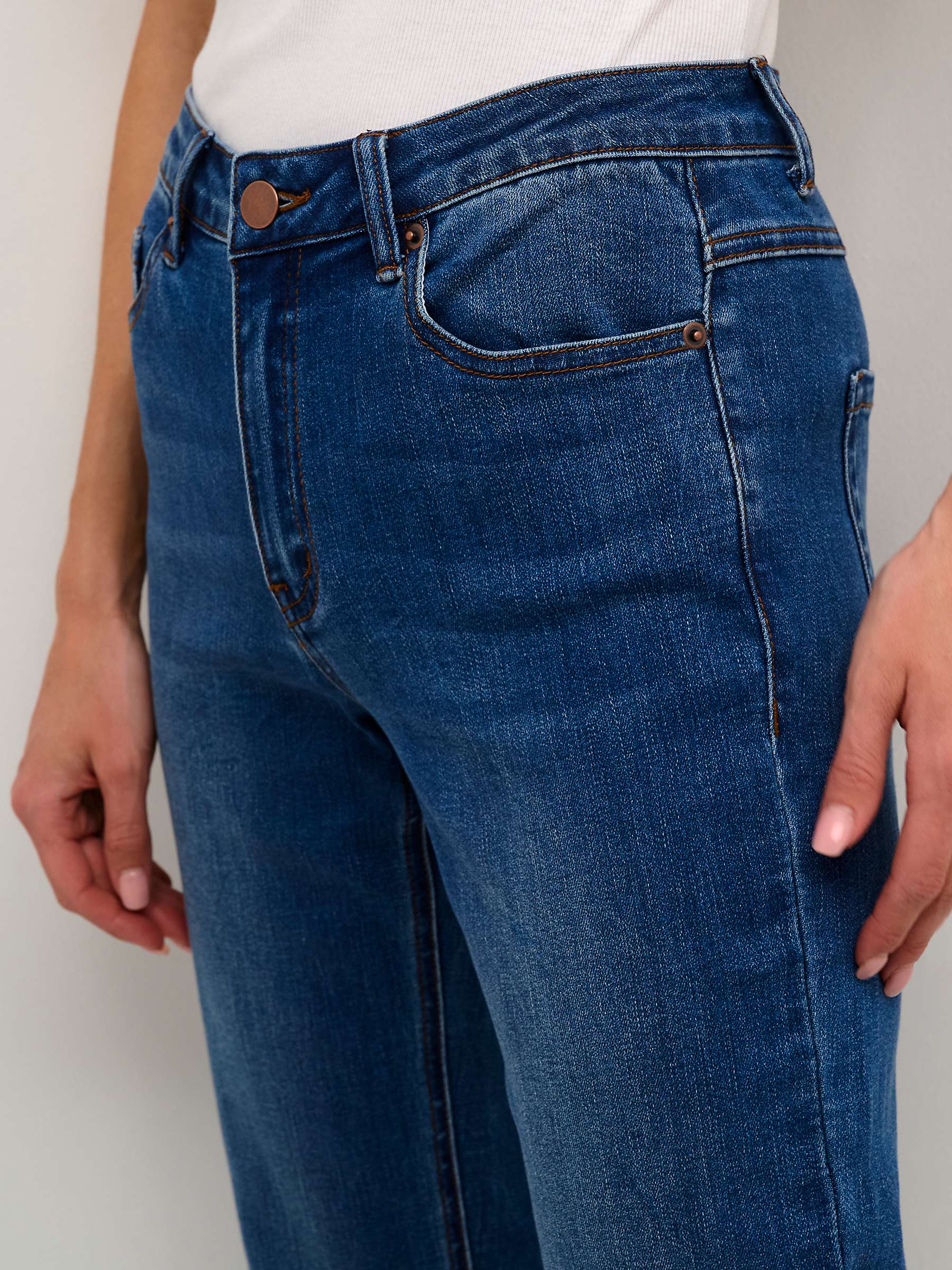 Buy KAFFE Sinem Straight Jeans Online at johnlewis.com