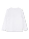 Timberland Kids' Boot Graphic Long Sleeve T-Shirt, White