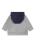 Timberland Baby Logo Contrast Hooded Sweatshirt, Light Grey