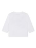 Timberland Baby Graphic Long Sleeve T-Shirt, White