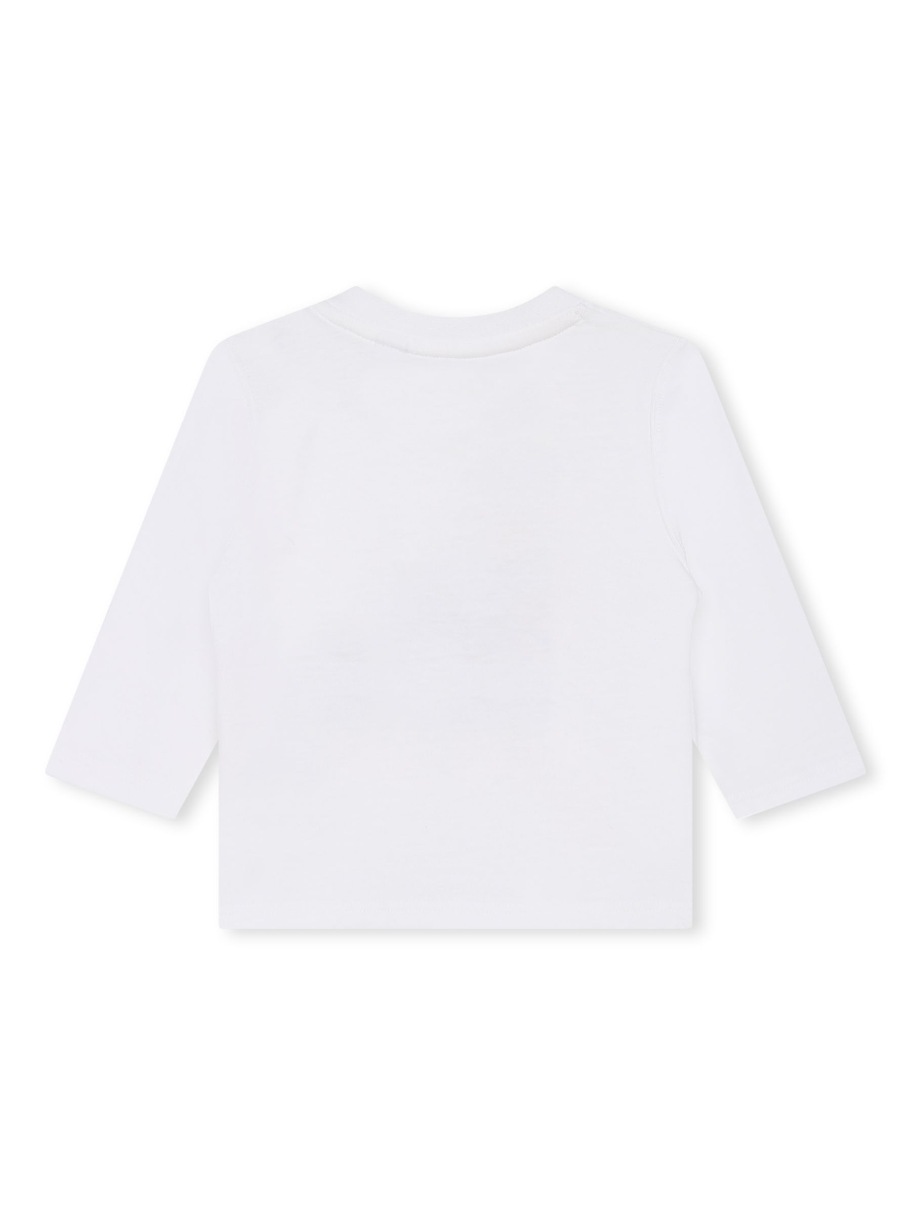 Timberland Kids' Cotton Long Sleeve T-shirt, White at John Lewis & Partners