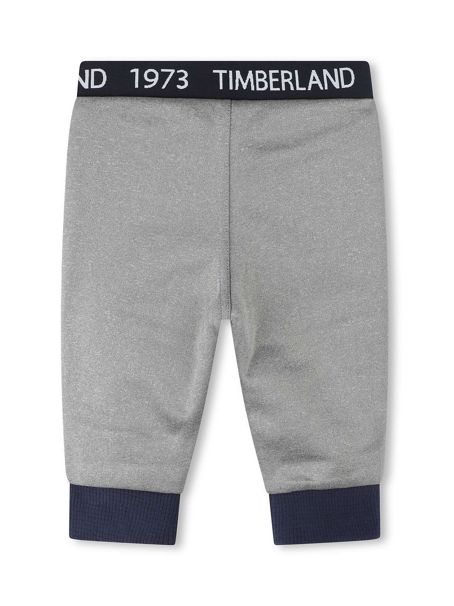 Buy Timberland Baby Plain Tapered Jogging Bottoms, Light Grey Online at johnlewis.com