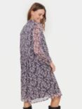Saint Tropez Presley Long Sleeve Dress, Purple/Multi