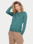 Saint Tropez Mila Long Sleeve Pullover Jumper, Sagebrush Green