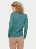 Saint Tropez Mila Long Sleeve Pullover Jumper, Sagebrush Green