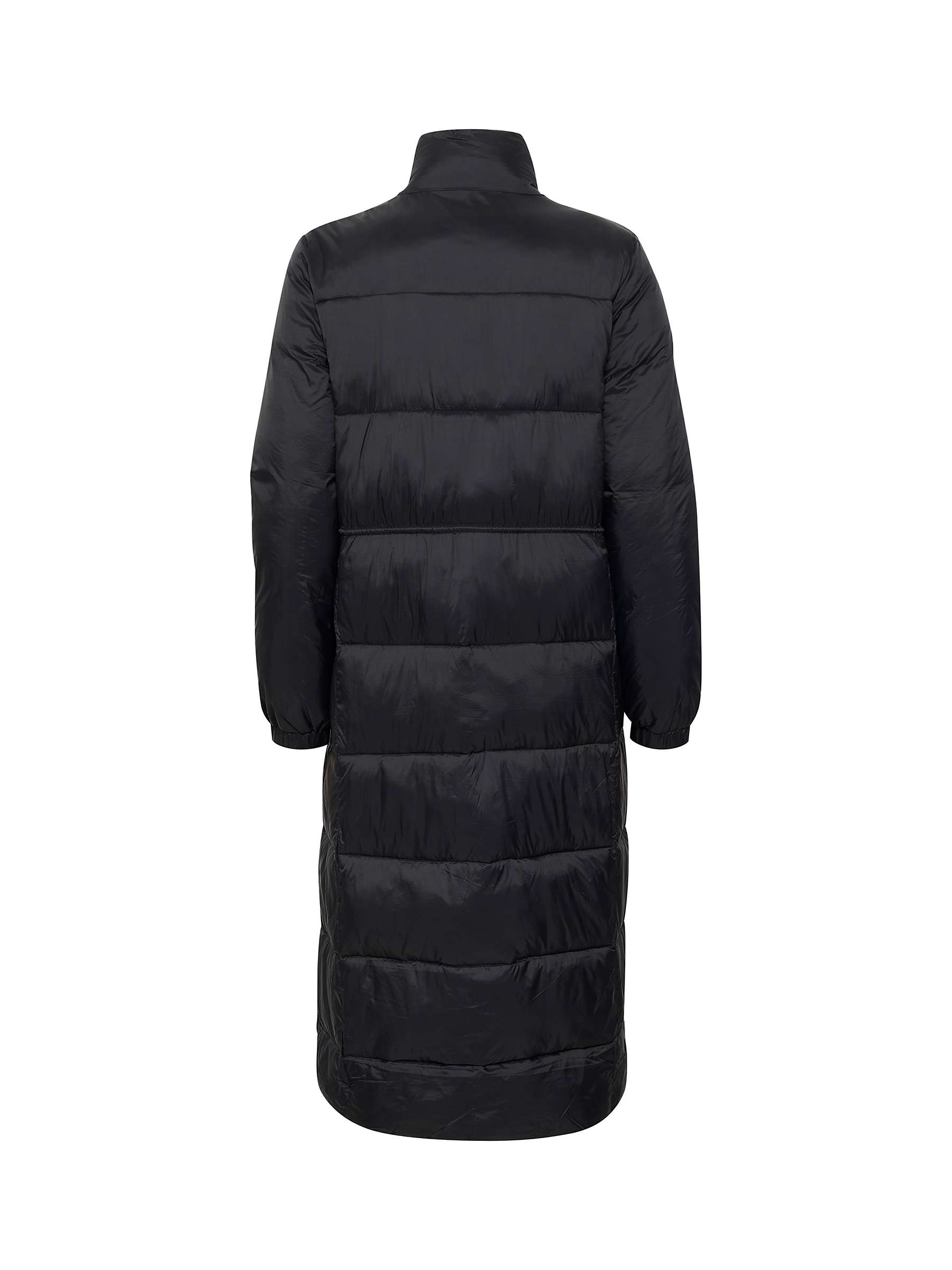 Buy Saint Tropez Nona Long Puffer Coat, Black Online at johnlewis.com
