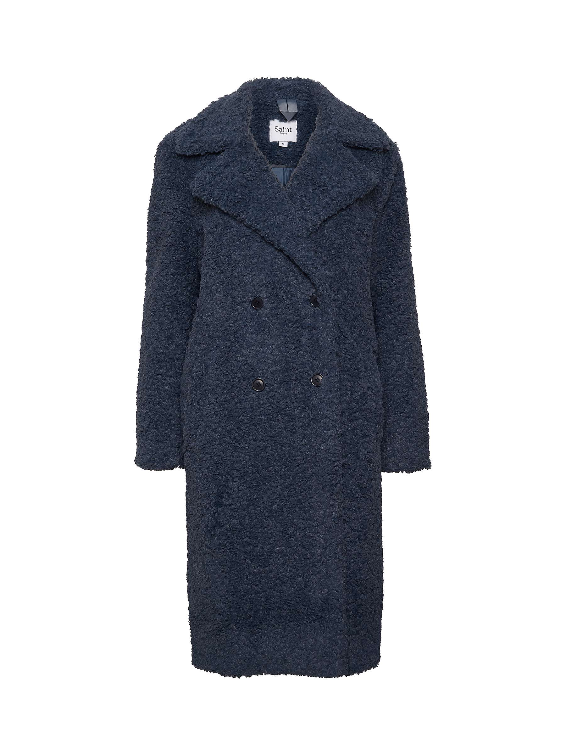 Buy Saint Tropez Nellie Teddy Coat, Ombre Blue Online at johnlewis.com