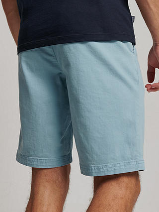 Superdry Officer Chino Shorts, Allure Blue