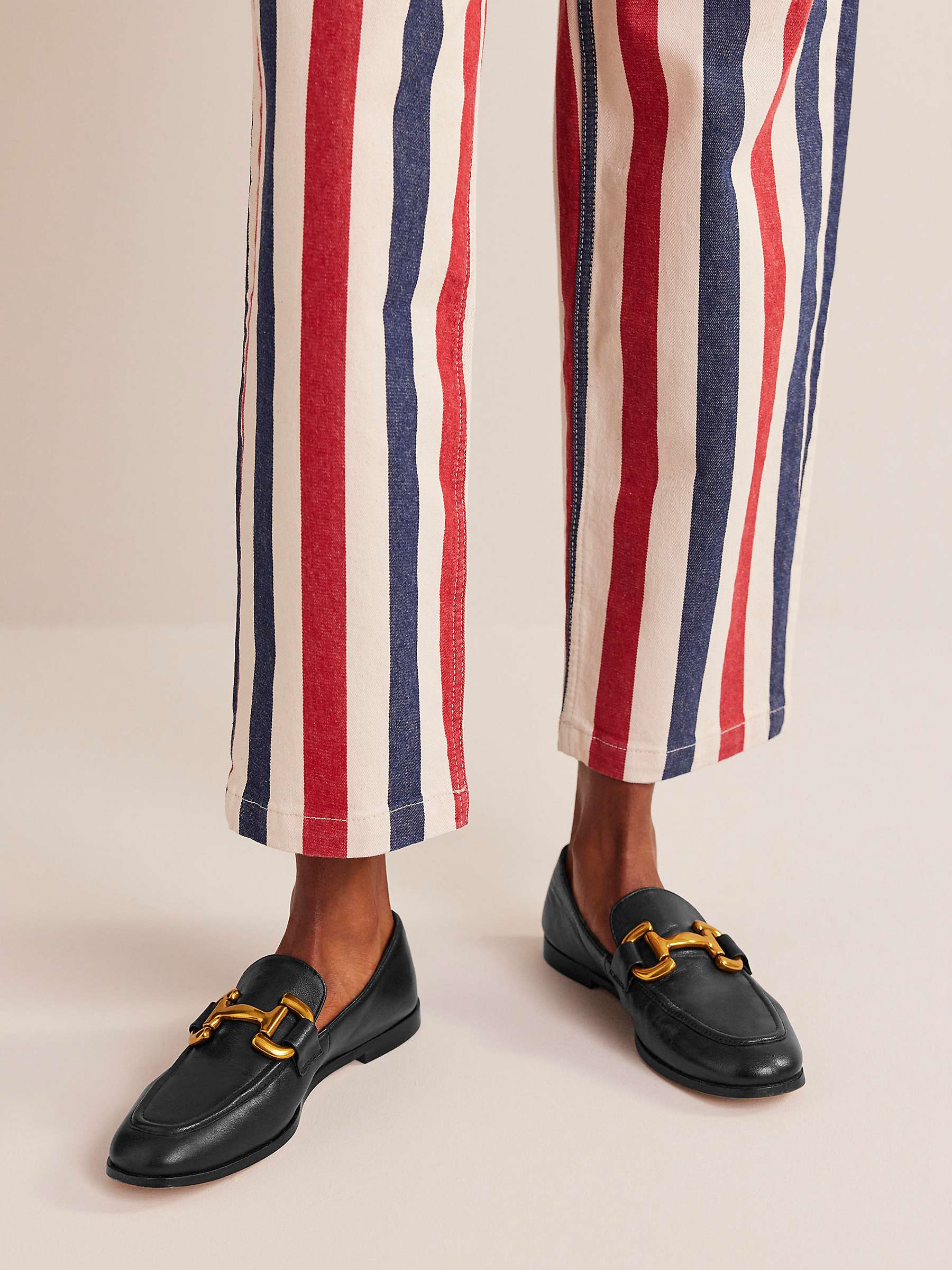 Buy Boden Iris Leather Snaffle Trim Loafers Online at johnlewis.com