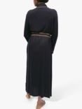Fable & Eve Brixton Colour Block Dressing Gown, Black