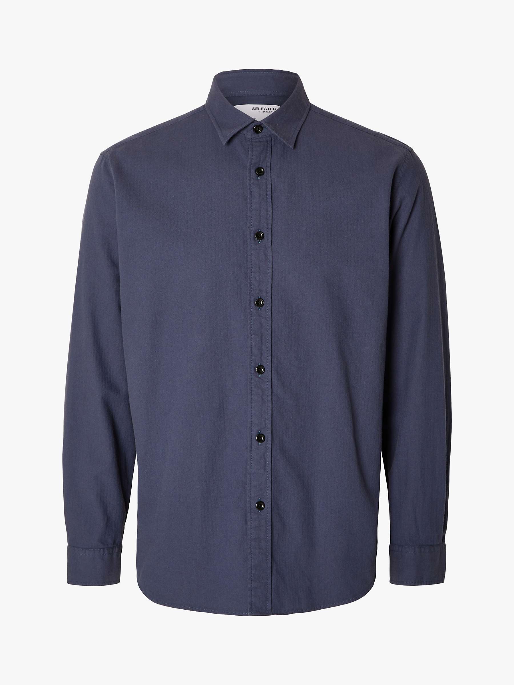 Buy SELECTED HOMME Owen Recycled Cotton Flannel Shirt Online at johnlewis.com