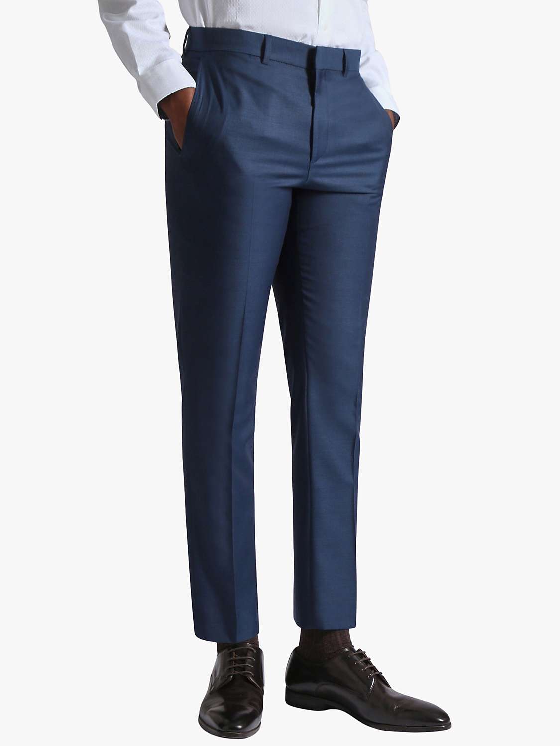 Buy Ted Baker Tai Slim Fit Wool Blend Suit Trousers, Teal Online at johnlewis.com