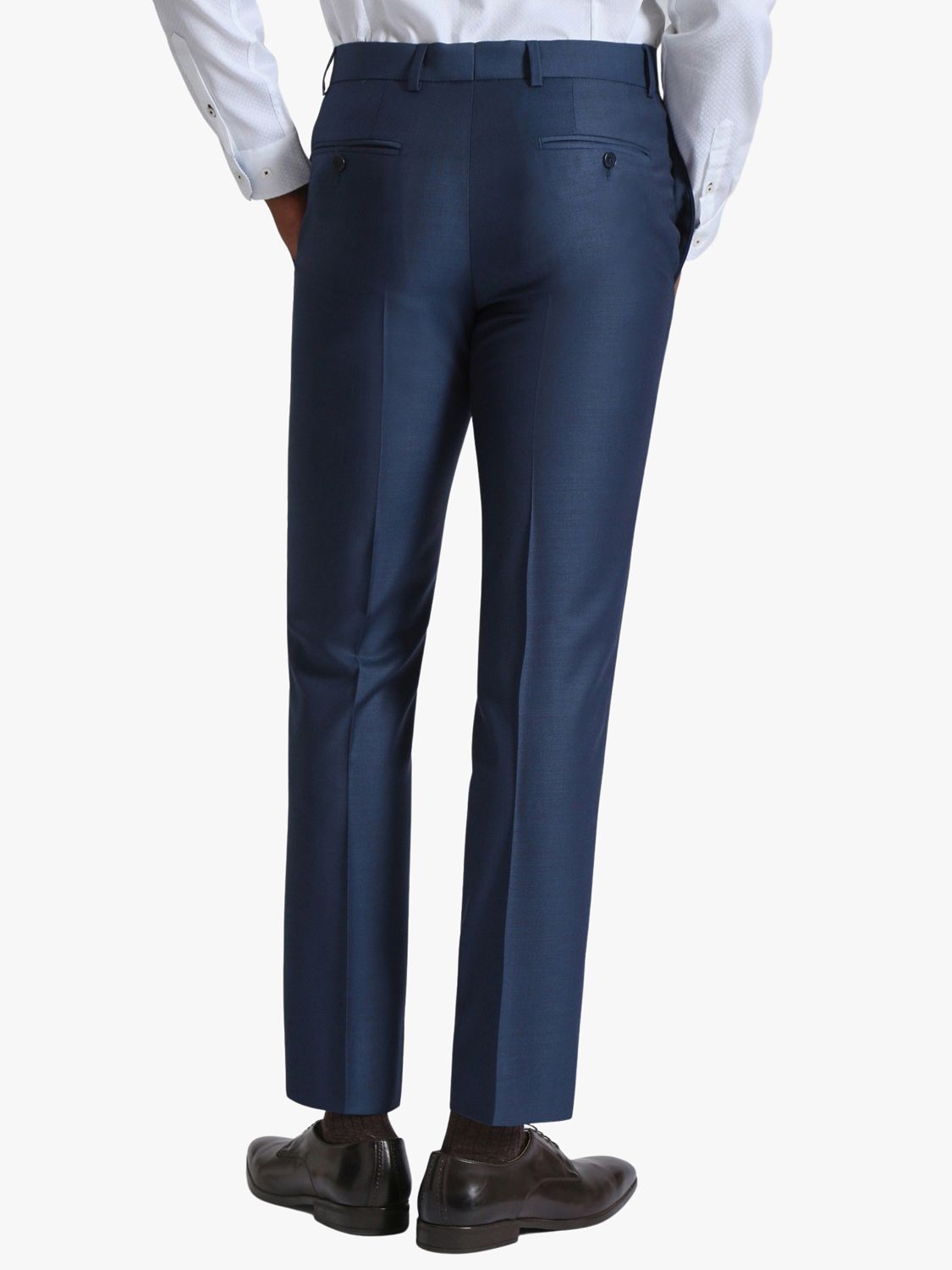 Buy Ted Baker Tai Slim Fit Wool Blend Suit Trousers, Teal Online at johnlewis.com