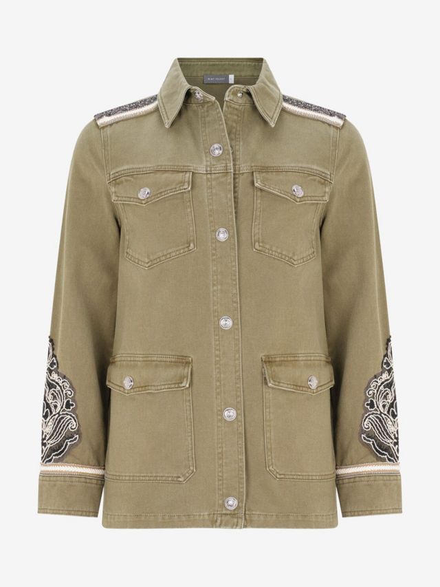 Mint velvet discount khaki star jacket