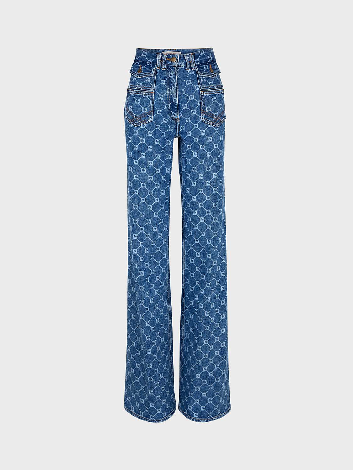 Buy Gerard Darel Anna Geometric Jeans, Blue Online at johnlewis.com