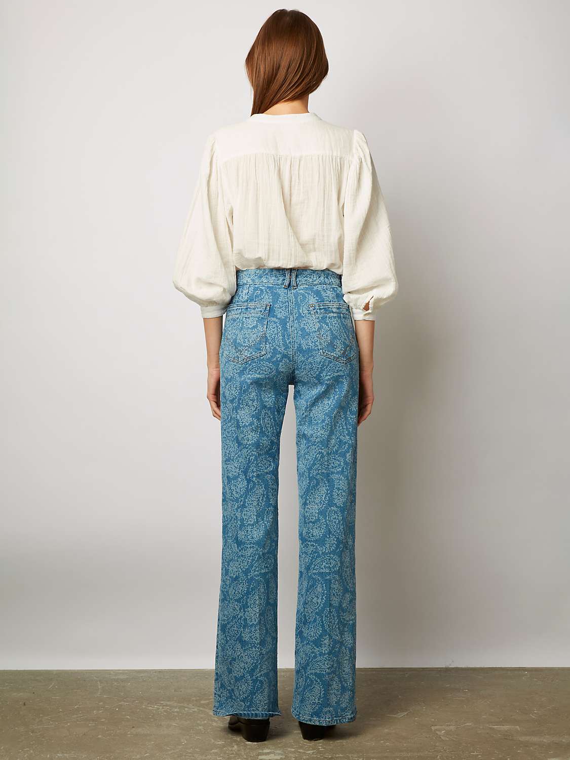 Buy Gerard Darel Anna Paisley Jeans, Blue Online at johnlewis.com