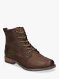 Josef Seibel Sienna 95 Leather Lace Up Ankle Boots, Camel