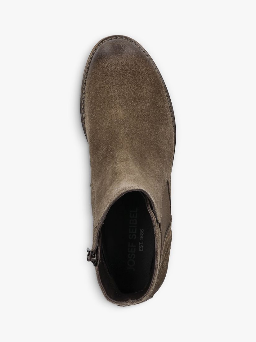 Josef Seibel Sienna 35 Nubuck Ankle Boots, Taupe at John Lewis & Partners