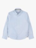 BOSS Kids' Oxford Long Sleeve Shirt, Light Blue