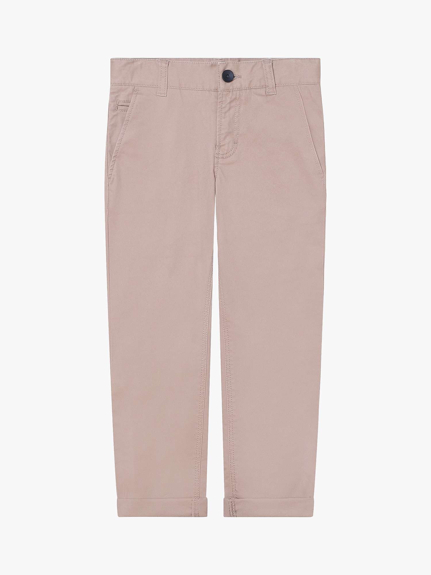 Buy BOSS Kids' Slim Fit Twill Trousers Online at johnlewis.com