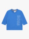 BOSS Baby Logo Long Sleeve T-Shirt, Blue