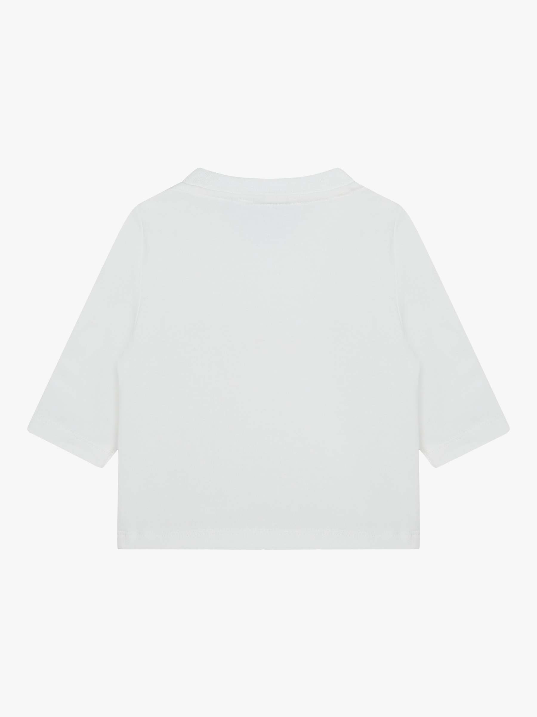 Buy BOSS Baby Logo Long Sleeve T-Shirt, White Online at johnlewis.com