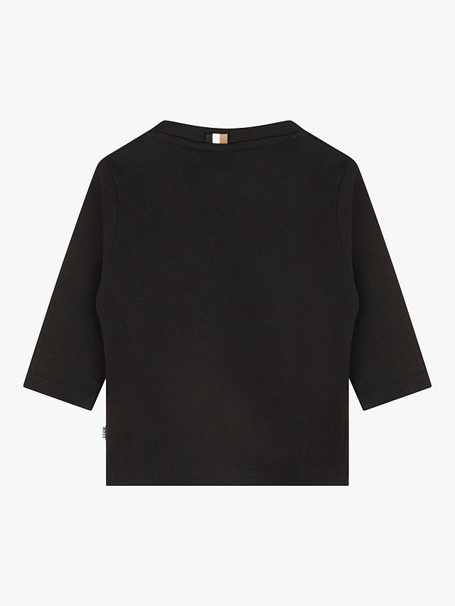 BOSS Baby Logo Long Sleeve T-Shirt, Black/Multi