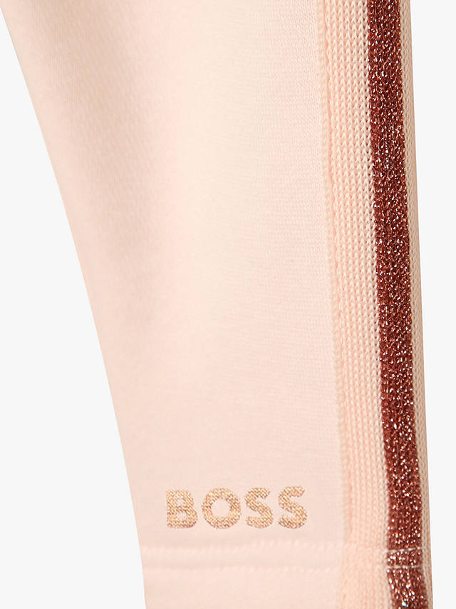 HUGO BOSS Baby Embroided Logo Joggers, Pink