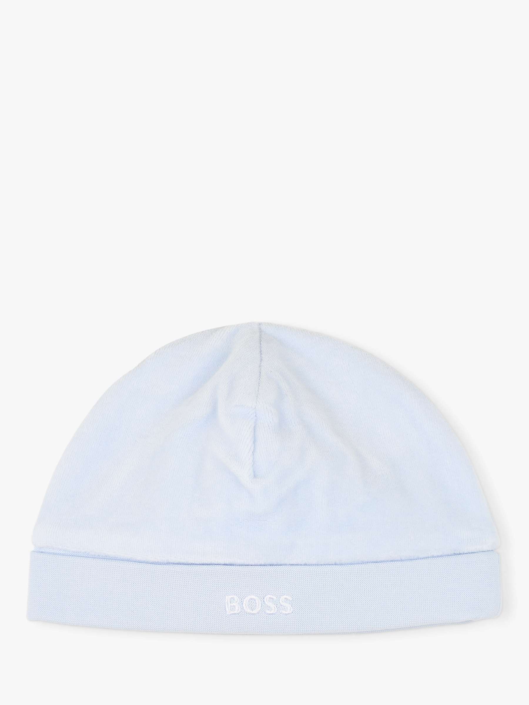 Buy BOSS Baby Logo Velvet Pull On Hat Online at johnlewis.com