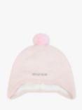 BOSS Baby Faux Lined Pom Pom Hat, Light Pink