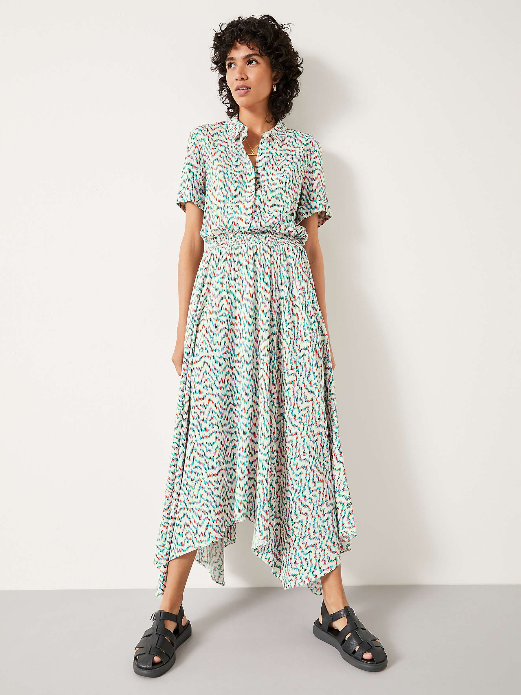 Buy HUSH Kensington Shirt Dress, Multi Online at johnlewis.com