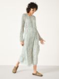 HUSH Arabelle Abstract Print Midi Dress, Multi, Multi