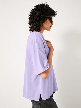 HUSH Cierra V-Neck Knitted Top, Lilac