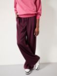 HUSH Melanie Satin Trousers, Purple