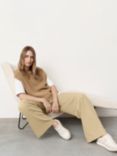 HUSH Samantha Wide Leg Trousers, Camel, Camel