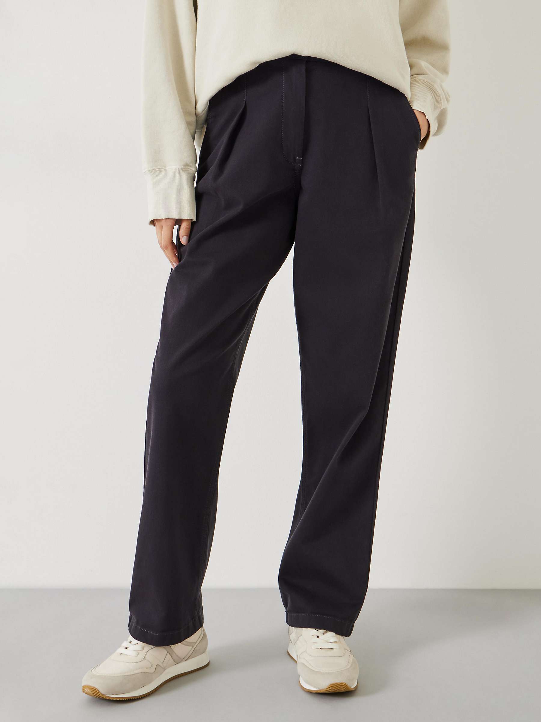 Buy HUSH Imogen Cotton Trousers Online at johnlewis.com