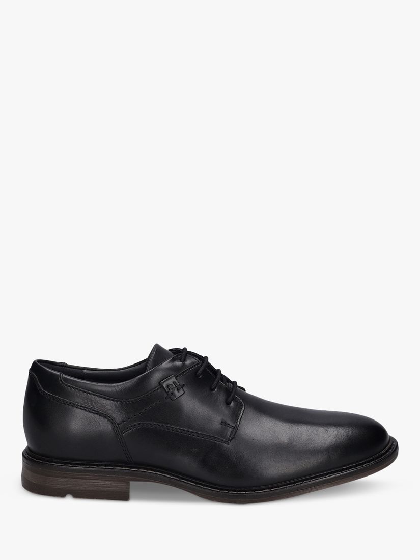 Josef Seibel Earl 05 Leather Oxford Shoes, Black at John Lewis & Partners