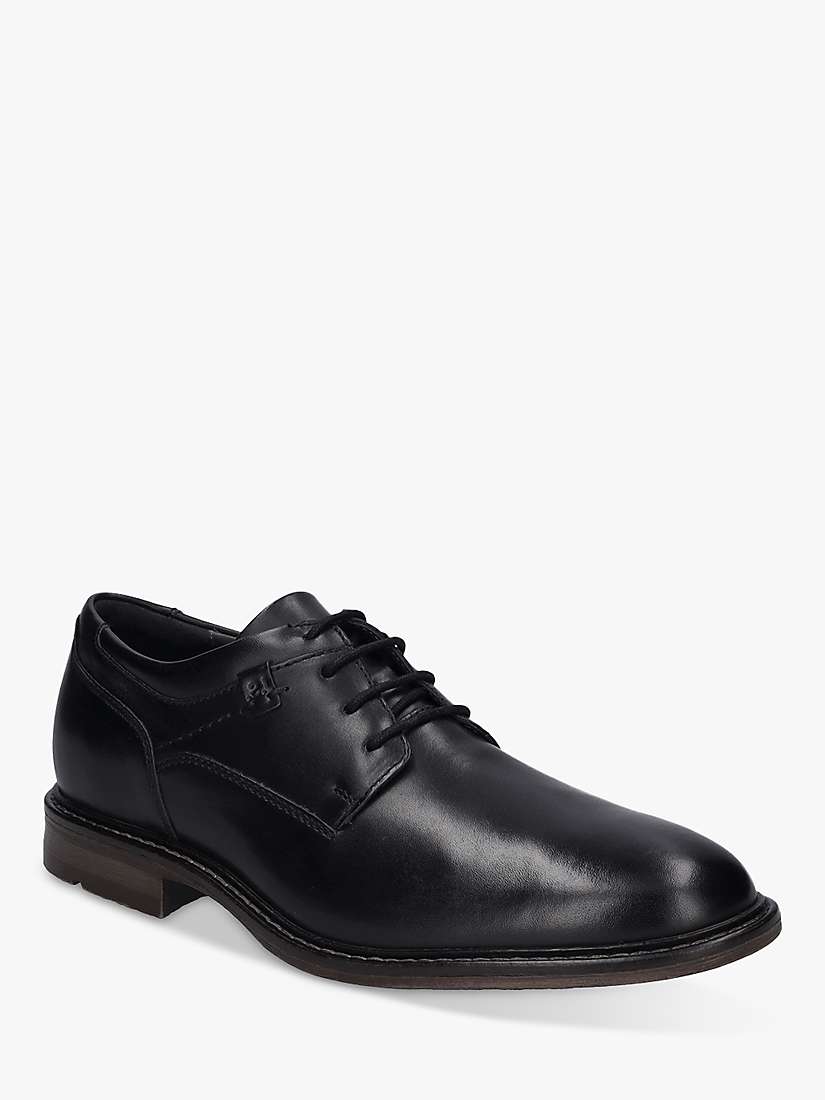 Josef Seibel Earl 05 Leather Oxford Shoes, Black at John Lewis & Partners