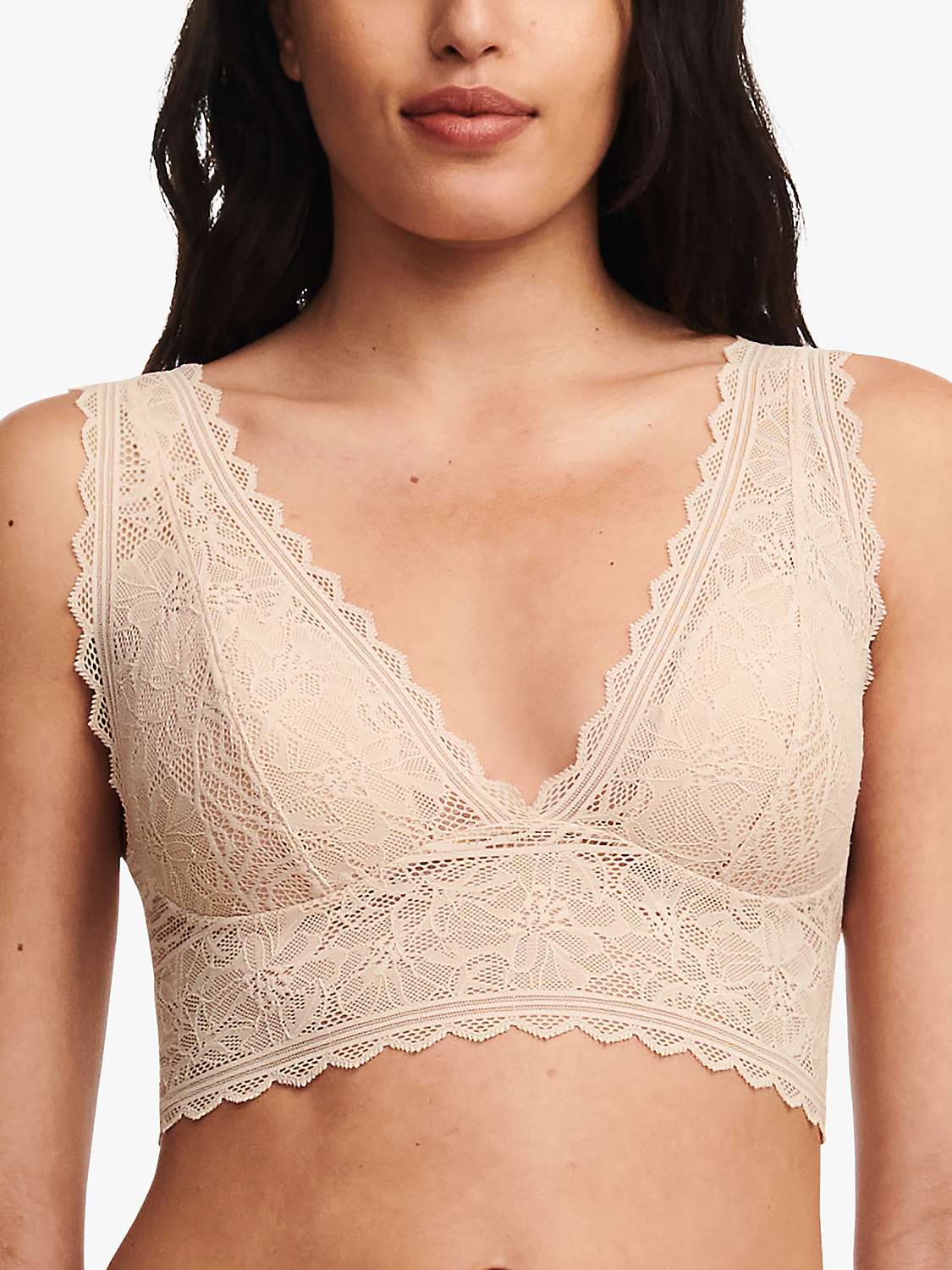 Buy Chantelle Floral Touch Non Wired Bralette Online at johnlewis.com