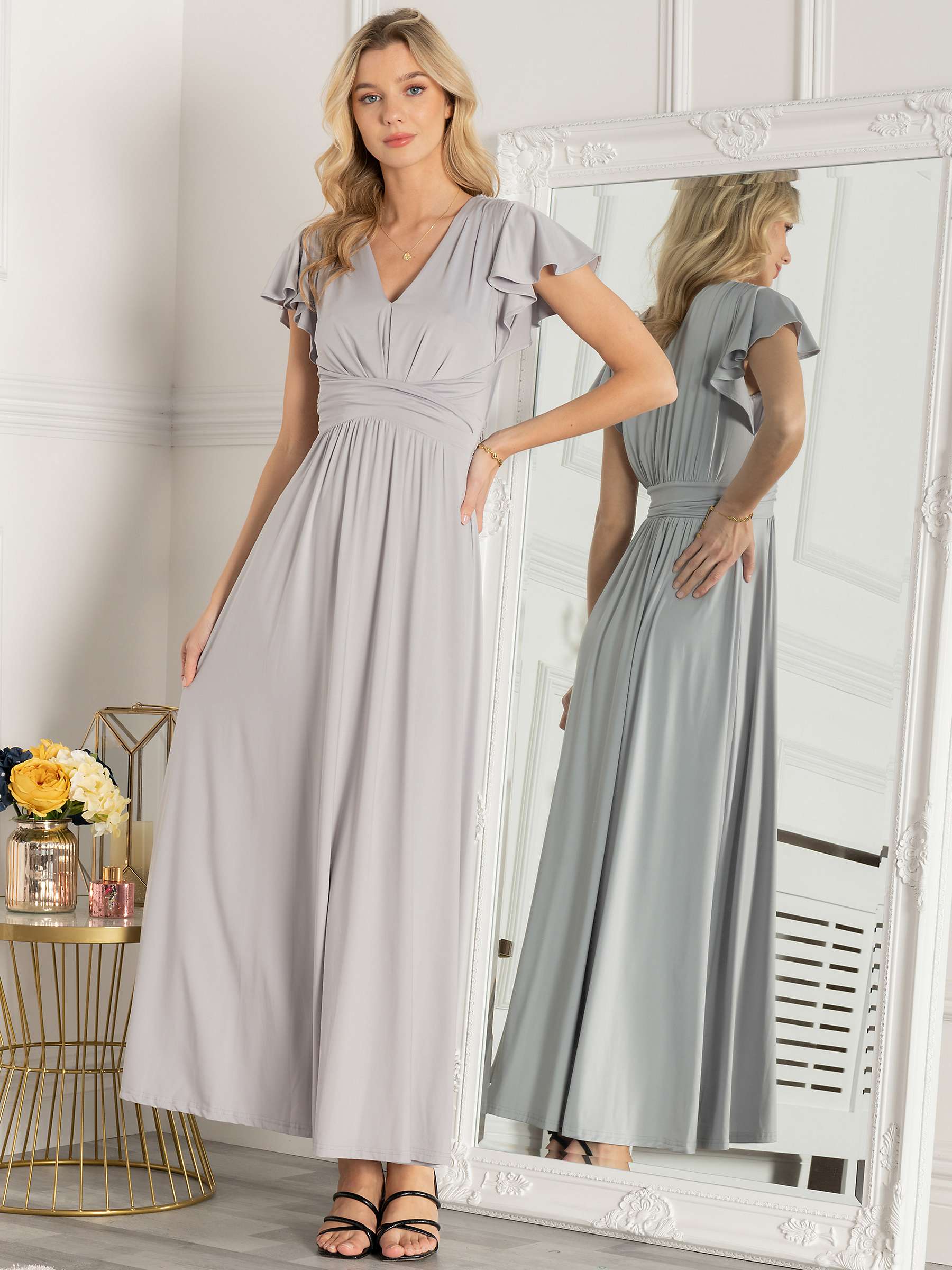Buy Jolie Moi Twist Waist Jersey Maxi Dress Online at johnlewis.com