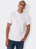 Crew Clothing Classic Pique Polo Shirt, White