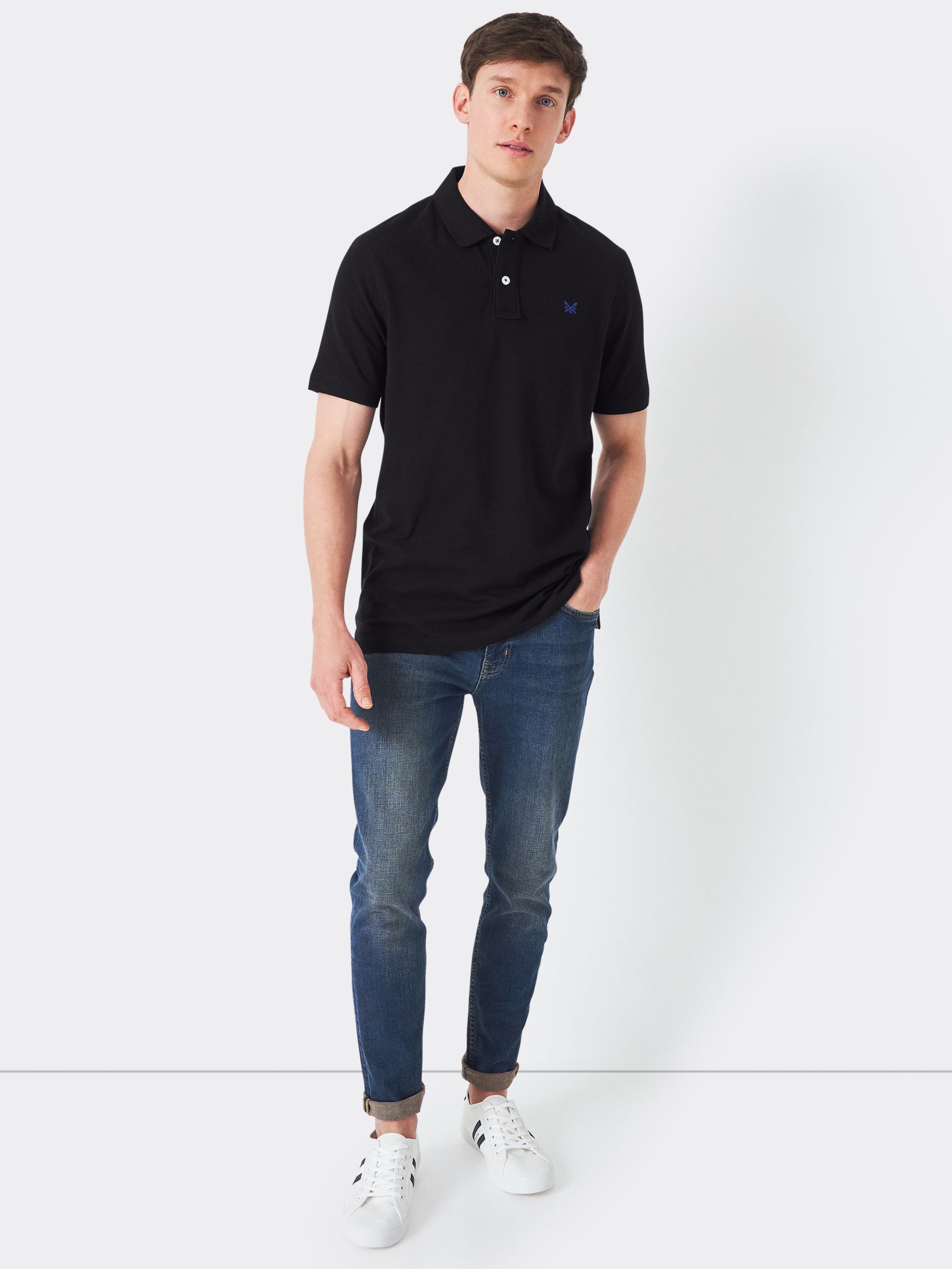 Buy Crew Clothing Classic Pique Polo Shirt Online at johnlewis.com