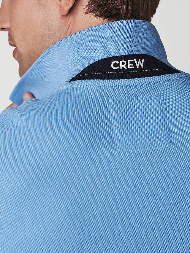 Crew Clothing Classic Pique Polo Shirt, Bright Blue