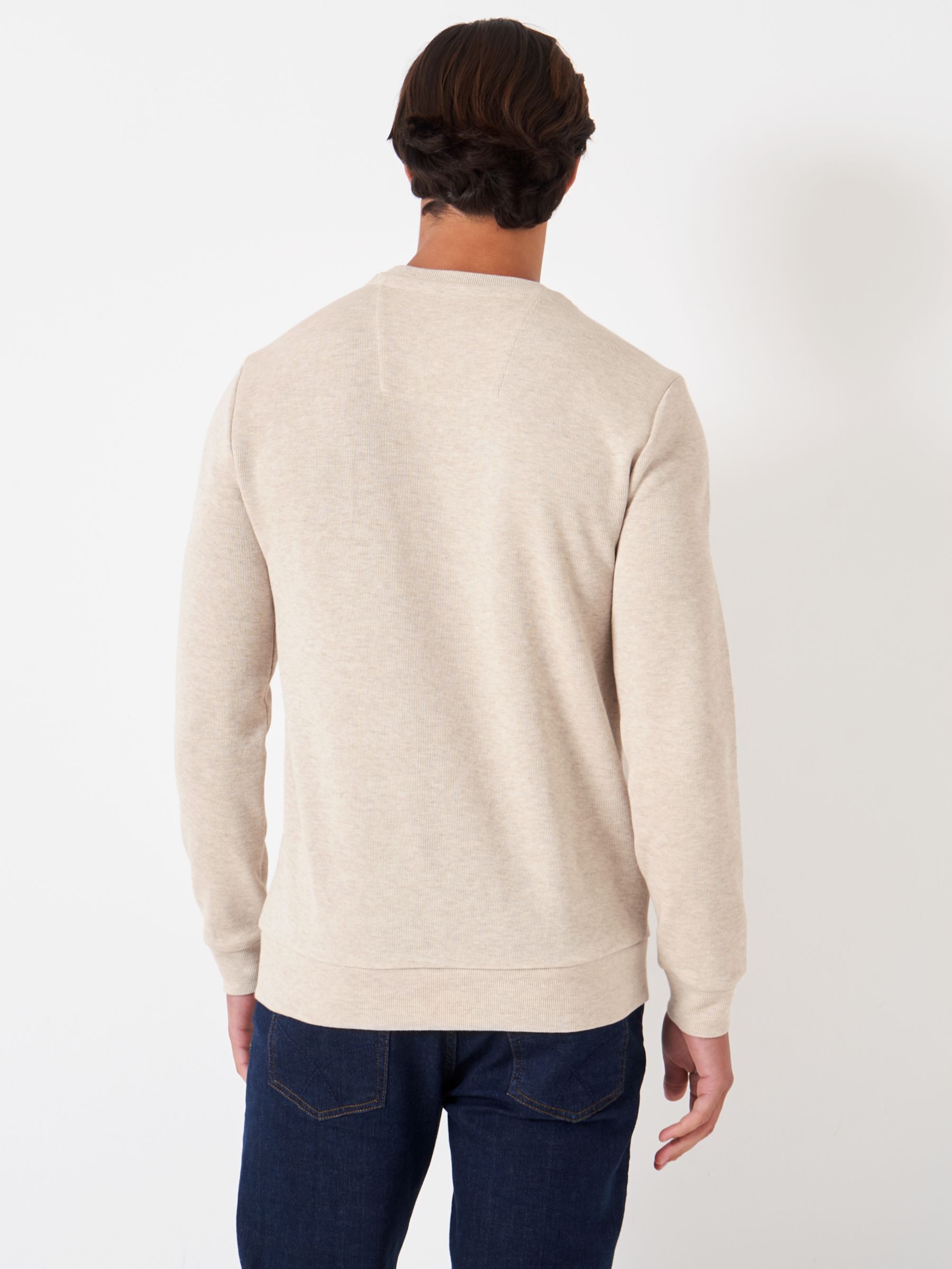 Buy Crew Clothing French Rib Crew Neck Jumper Online at johnlewis.com