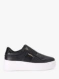 Carvela Jive Laceless Flatform Trainers, Black